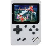 Consola De Juegos Portátil Retro Con 400 Juegos Clásicos Fc - Consola De Videojuegos Portátil Con Pantalla De 2,4 Pulgadas Azul Blanco
