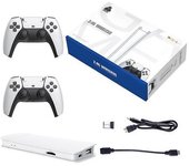 Más De 40,000 Videojuegos 4k Hdmi Tv Stick Consola De Juegos Retro Con 2 Controladores Inalámbricos