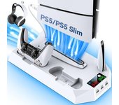 Rejilla De Refrigeración Universal Con Ventilador Para Consolas Ps5/slim/pro, Mango De Carga Multifuncional Dos En Uno Con Contacto Directo