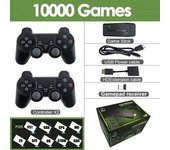 Consola De Videojuegos Tv M8 Game Stick 4k Linux Os Integrado, Más De 10000 Juegos, 2,4g, Mangos Inalámbricos Duales, 64gb, Juegos 3d Para Ps1 Sfc