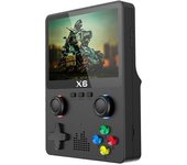 Mardi Gras 2024 Nueva Consola De Juegos X6 Consola De Juegos Portátil Hd Arcade Emula Negro
