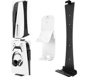 Auniq Soporte De Pared Ps5, Soporte De Pared Para Playstation 5 Disc Y Edición Digital Soporte De Pared De Acero Robusto Con Soporte Para Controlador