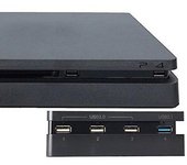 Hub De Consola De Juegos Ps4 Slim, Concentrador De 4 Puertos Usb Para Ps4 Slim