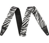 Fender Wild Zebra Print 2" Correa De Guitarra