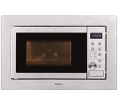 Microondas Integración Exquisit 20 Litros Con Grill De 1000 W. Maxi Plato Giratorio De 27.5 Cms Emw 20-dg-020 Inox