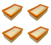 4 Filtros Para Aspiradoras Premium Wd4 Wd5 Mv4 Wd5p, Filtros Hepa