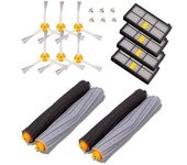 Kit De Repuesto De Cepillos De Repuestos Compatibles Con Irobot Roomba Series 800, 860, 870, 880, 890 Y 900, 960, 980 - Paquete De 14 Uds-450