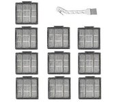 Paquete De 11 Filtros Para Aspiradora Shark Ion Robot S87 R85 Rv850