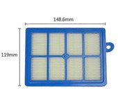 2 Filtros Hepa Hqrp H13 Compatibles Con Aspiradoras Electrolux El4300b, El4307a, El4040a, El4042a, El5010a