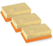 3 Piezas De Repuesto De Filtro Plano Plisado Karcher, Filtro Plano, Filtro De Vacío, Mv4