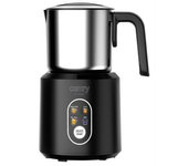 Espumador Leche Automático Batidor Eléctrico Bebidas Vegetales, Calentador, 350ml Caliente/frío Negro/plata 1000w Camry Cr4498