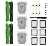 Compatible Con Irobot Roomba I7+ J7 Plus J7+ I3 Plus I3+ I4 I4+ I6 I6+ I8 I8+ E5 E6 E7 Filtros De Cepillos De Goma Accesorio De Vacío