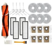 Para Dreamebot L10s Ultra Robot Aspirador Cepillo Lateral Principal Filtro Hepa Fregona Bolsa De Polvo