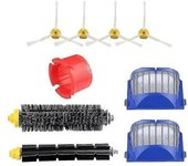 Hepa Filtro Cepillo Kit De Reemplazo Aspirador Compatible Para Irobot Roomba 600 620 630 650 660 Serie Accesorio 9pcs