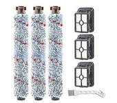 Rollo De Cepillo Multi Surface 1868 De 3 Paquetes Y Filtro De Vacío De 3 Paquetes 1866 Compatible Con La Serie Bissell Crosswave 1785 2306. Comparar T
