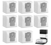 8 Accesorios De Bolsas De Polvo Para Xiaomi Roborock S7 Maxv Ultra / S7 Pro Ultra / Q7+ / Q7 Max+ / T8 / Q5+ Estación De Aspiradora