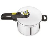 Tefal P2530738 Olla A Presión 6 L Negro, Acero Inoxidable