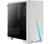 Aerocool Caja Pc Matx Cylon Mini Blanca Rgb Con Ventana