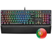 Mars Gaming Mk5rpt, Teclado Mecánico Rgb, Switch Outemu Sq Rojo, Idioma Portugués