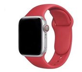 Bracelete Pulsera Silicone Suave Para Apple Watch Series 8 41mm Vermelho