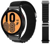Bracelete Alpine G-hook Ajustável Samsung Galaxy Watch 5 40mm Negro