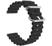 Bracelete Pulsera Round Negro Para Samsung Galaxy Watch 5 Pro 45mm