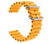 Bracelete Pulsera Round Laranja Para Xiaomi Watch Si