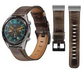 Bracelete Classic Vintage Em Pele Ecológico Garmin Forerunner 255 Music Café