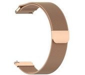 Bracelete Pulsera Milanese Mesh Para Xiaomi Watch S1 Rosa Dourado