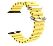 Bracelete Pulsera Round Amarelo Para Apple Watch Series 7 41mm