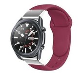 Bracelete Pulsera Silicone Suave Para Gramin Forerunner 955 Solar Vinho