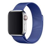 Bracelete Pulsera Milanese Mesh Para Apple Watch Se 2022 40mm Azul