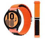 Bracelete Alpine G-hook Ajustável Huawei Watch Gt 2 46mm Laranja E Negro