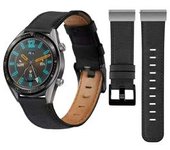 Bracelete Classic Vintage Em Pele Ecológico Garmin Tactix 7 Pro Edition Negro
