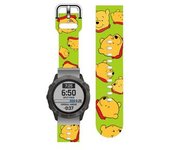 Bracelete Silicone Suave Personalizada Garmin Tactix 7 Standard Edition Winnie The Pooh
