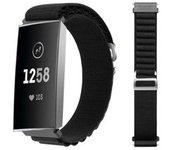 Bracelete Alpine G-hook Ajustável Fitbit By Google Charge 3 Negro
