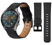 Bracelete Classic Vintage Em Pele Ecológico Amazfit Bip 3 Pro Negro