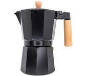 Cafetera Italiana Vin Bouquet Aluminio 9 Tazas Negro