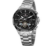 Reloj De Veanxin Pulsera Para Hombre De Cuerda Automática, Mecánico, Con Segundos Independientes, Esfera Automática Y Esfera Grande