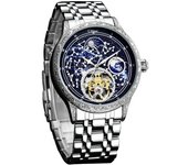 Reloj Veanxin Para Hombre Luminoso Cielo Estrellado Automático Fase Lunar Reloj Veanxin Mecánico Hueco
