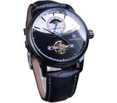 Reloj Mecánico Para Hombre Fase Lunar Relojes Retro Impermeables Reloj De Veanxin Pulsera Automático De Viento