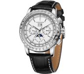Reloj Veanxin Mecánico Automático Con Fase Lunar Para Hombre, Analógico, Resistente Al Agua