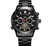 Reloj De Veanxin Pulsera Automático Mecánico De Cuerda Automática Para Hombre De 44 Mm Con Esfera Grande Y Subesfera