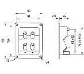 Terminal Para Altavoz Doble