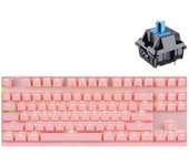 Teclado Mecánico Motospeed Gk82 Inalámbrico Rgb Rosa (azul)