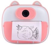 Cámara Instantánea Para Niños Con Impresión K13 Diseño Gato Rosa