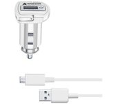 Cellularline Adaptive Fast Car Charger Kit 15w - Micro Usb - Samsung