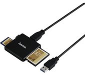 Lector De Múltiples Tarjetas Hama Usb 3.0 Negro