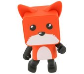 Altavoz Bluetooth Zorro Bailón Naranja Con Micrófono Inalámbrico De Mob