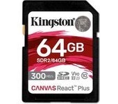 Tarjeta De Memoria Micro Sd Con Adaptador Kingston Sdr2/64gb 64 Gb 8k Ultra Hd Sdxc Uhs-ii